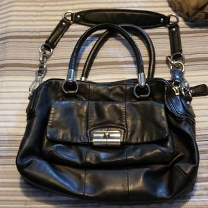 Black coach purse